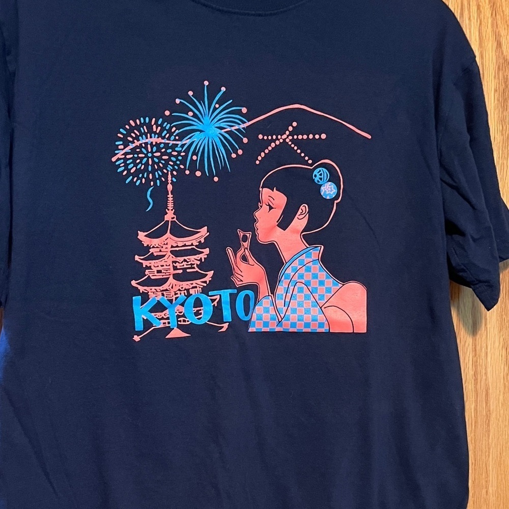 Kyoto Navy Graphic Tee - Picture 3 of 8